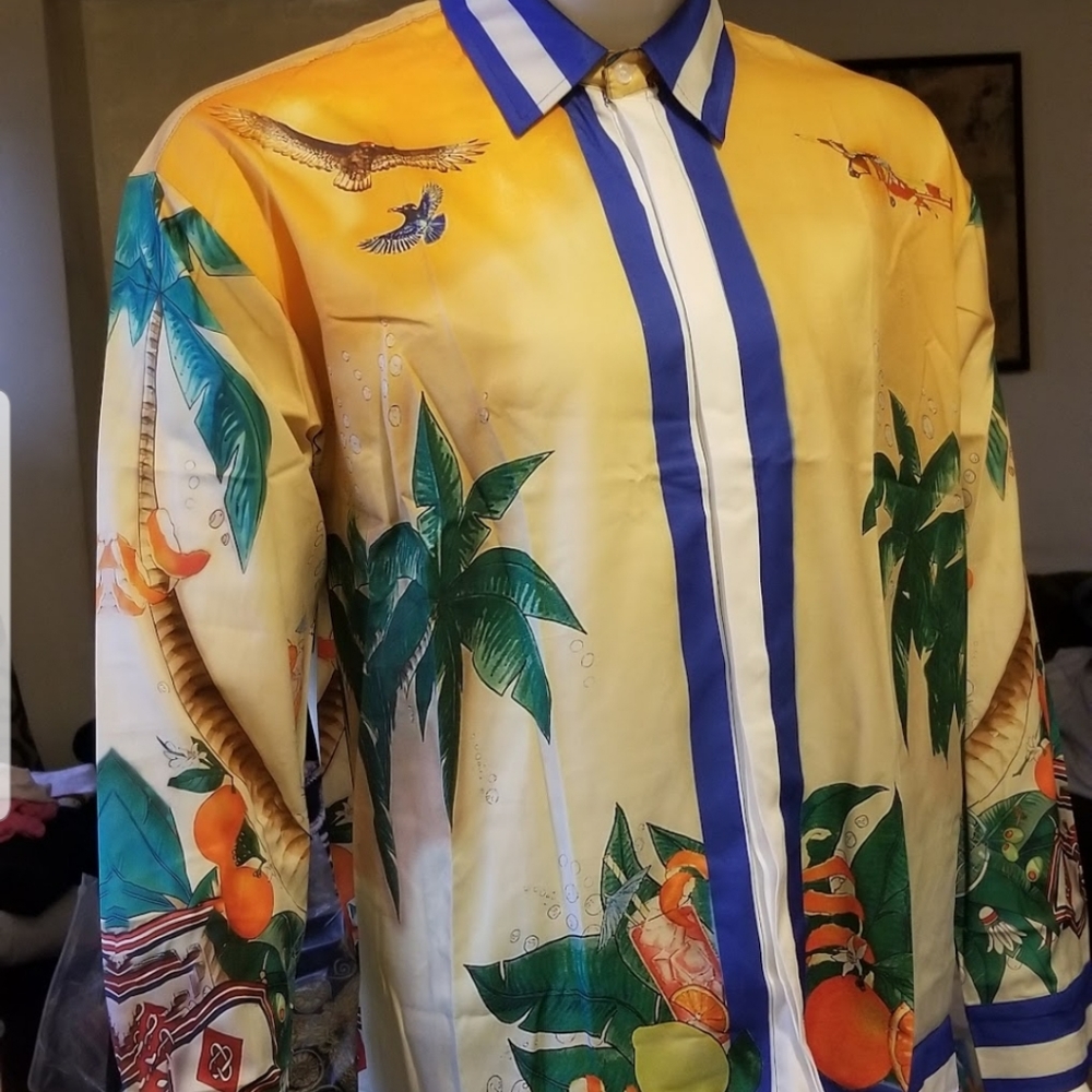 Casablanca Loose Hawaiian Print Shirt
